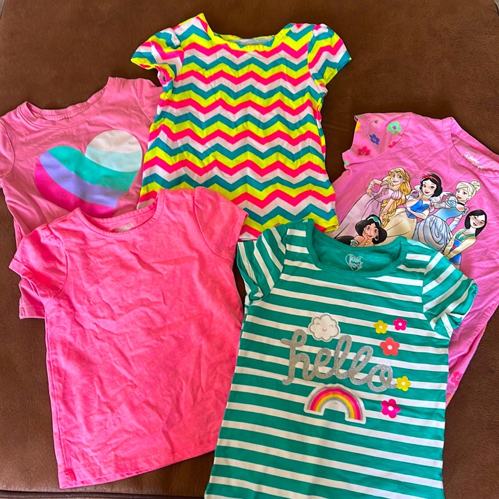 Bundle of toddler girl tops